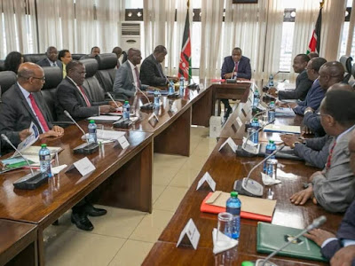 Presidential swearing in Committee members. PHOTO | PSCU Presidential swearing in Committee members. PHOTO | PSCU