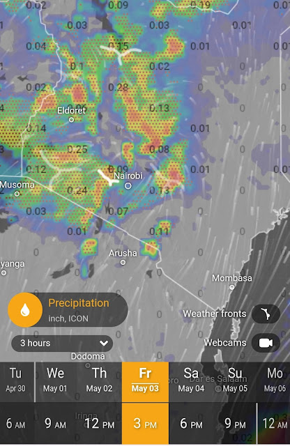 Tropical Cyclone Hidaya packing strong winds ready to hit Kenya and Tanzania from Indian Ocean