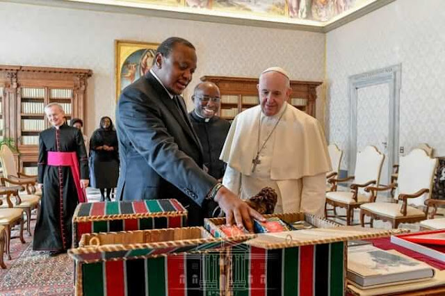 President Uhuru Kenyatta began his official visitation to the State of the Vatican City President Uhuru Kenyatta began his official visitation to the State of the Vatican City