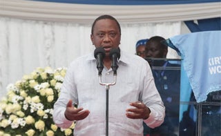 President Kenyatta on Governors over the county revenue. PHOTO | NMG President Kenyatta on Governors over the county revenue. PHOTO | NMG