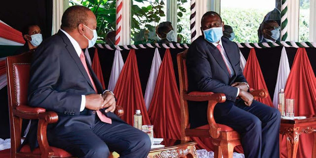 Uhuru and Ruto at Statehouse photo Uhuru and Ruto second handshake suffers blows as allies engage in Supremacy battle