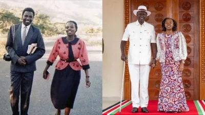 Ruto and his wife rachel
