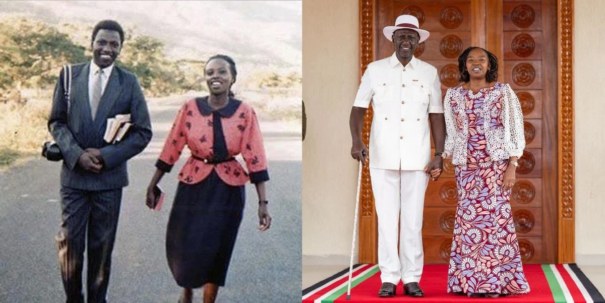 Ruto and his wife rachel
