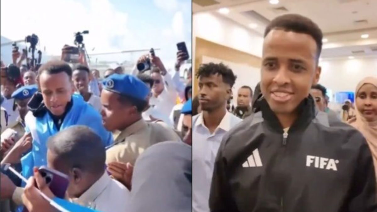 Somali referee Omar Abdulkadir Artan