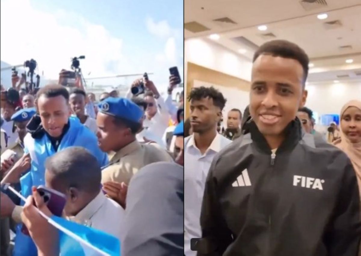 Somali referee Omar Abdulkadir Artan