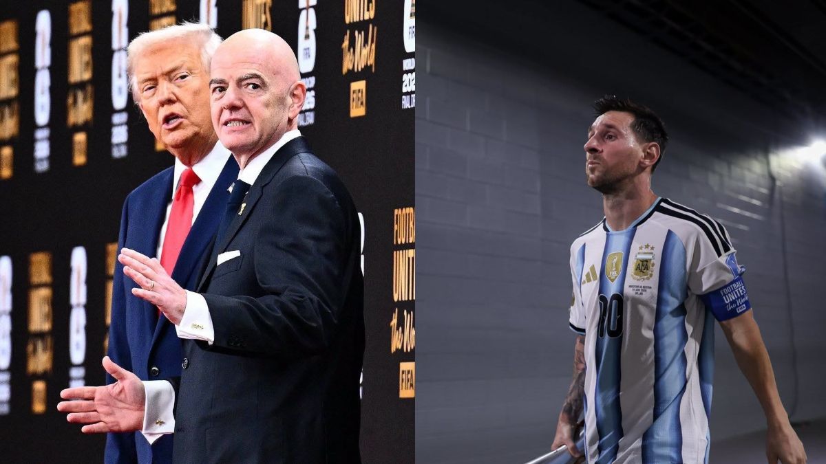 Trump messi infantino