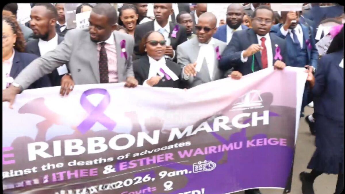 Advocate protests