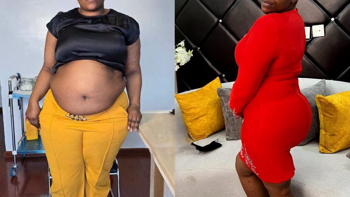 Justina syokau weight loss