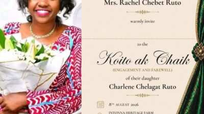 Charlene Ruto dowry ceremony