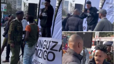 Eric omondi on punguza mzigo campaign