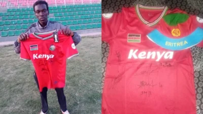 Kenyan fan selling jersey result